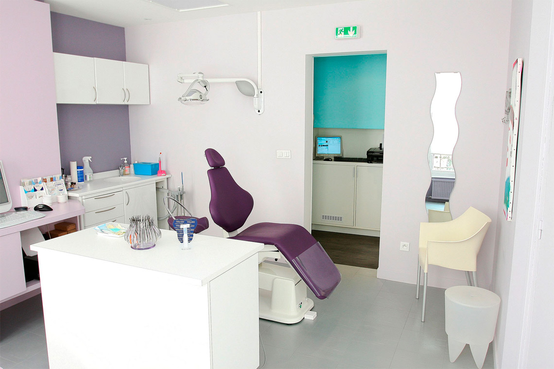 Rénovation cabinet d'orthodontie salle de soins region parisienne